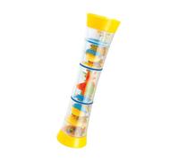 UKCOCO Jouet Kaléidoscope Éducatif Jaune en Plastique pour Bébé Clochette à Main, Coordination Main-œil et Communication Parent-garçon et Filles