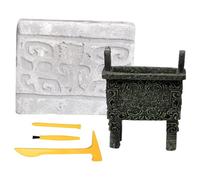 UKCOCO Jouets De Creusement Bronze Kit De Creuser pour Garçon Fille Outil Excavation Minier Cadeau Archéologie pour Garçons Et Filles