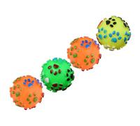 UKCOCO Jouets pour Chien Son et Empreinte Lot de 4 pour Chien en Vinyle Résistants à l'usure Jouets à Mâcher Couleur Aléatoire pour Jeu Autonome et Usage Quotidien