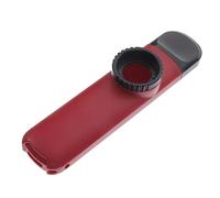 UKCOCO Kazoo Musical Plastique Rouge avec Lanière Instrument Compact pour Adultes Facile à Jouer et Durable