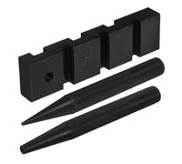 UKCOCO Kit 3 Pièces Dérive-chaînes Métal Portable pour Tronçonneuse à Essence, Brise-maillons Réutilisable, Outil Compact de Réparation Chaîne Tronçonneuse, Entretien Jardin et Forêt