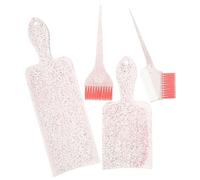 UKCOCO Kit Coloration Cheveux 4 Pièces Tableau Aluminium Peigne Brosse Pinceau Mèches Maison Salon pour Usage Professionnel