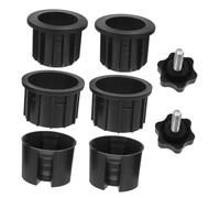 UKCOCO Kit Couvercles et Vis pour Pied de Parasol de Terrasse Parasol de Plage Au Vent Accessoires de Remplacement