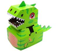 UKCOCO Kit Créatif Dinosaure Carton à Assembler DIY Portable Éducatif pour Garçons et Filles Développement Motricité Fine et Jeu de Rôle