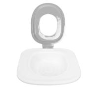 UKCOCO Kit D’Apprentissage Toilette Chat, Système Gradué Réutilisable, | Plateau à Bord Surélevé, Fond Antidérapant, Inserts Amovibles, pour Chatons et Foyers Multi-chats