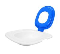 UKCOCO Kit D’entraînement Toilette pour Chat, Bac Bleu Réutilisable ABS