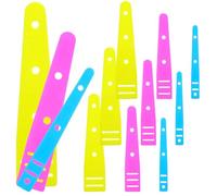UKCOCO Kit de 12 Enfileurs Plastiques Flexibles pour Remplacer Cordons et Élastiques, pour Couture et Vie Quotidienne Shorts et Paquet à Main Couleur Aléatoire