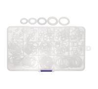 UKCOCO Kit de 260 joints toriques, assortiment de rondelles en silicone | Joint plat rond, pour robinet mural extérieur, tuyau d'arrosage, facile à installer, protège la plomberie