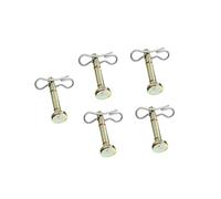 UKCOCO Kit de 5 Goupilles de Cisaillement Métalliques Compatibles pour Souffleuse à Neige Accessoire Solide pour Protection Glace et Rochers Goupille Fendue de Rechange