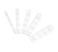 UKCOCO Kit de 5 Guides en Acrylique Transparent Arc-en-Ciel pour Argile Polymère, Règle de Précision pour Épaisseur et Courbure, Outils de Modélisation Polyvalents pour Création de