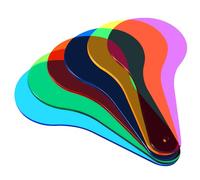 UKCOCO Kit de 6 de Couleurs Pédagogiques pour Garçon et Filles Jouet Éducatif Scientifique Filtrantes Légères Exploration des Couleurs pour L'Éducation Précoce