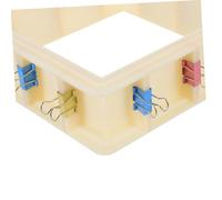 UKCOCO Kit de Cadre Moule Ajustable Plastique pour Moulage Résine et Bougie DIY Cadre Étanche Fuite Adaptable pour Projets Artisanaux