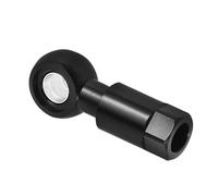 UKCOCO Kit de Connecteurs Hydrauliques pour Freins à Disque de Vélo Noir, Insert Olive et Aiguille D’huile pour Réparation de Frein de Vtt, Outil de Graissage et Raccord Flexible,