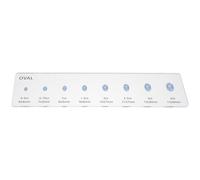UKCOCO Kit de Mesure de Bagues Portable Tableau des Tailles et Sélecteur de Forme Ovale en Acrylique - Guide Polyvalent pour Bijouteries et Conception de Bijoux