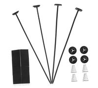 UKCOCO Kit de Montage Ventilateur de Refroidissement Radiateur Plastique pour Voiture Camion Rv Accessoires Faciles à Installer avec Attaches Compatible Multiples Modèles Automobiles