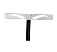 UKCOCO Kit de Pochoirs pour Sourcils Règle à Sourcils à Trois Points Outil de Tracage Précis Accessoire Maquillage pour Femme Gabarit Réutilisable