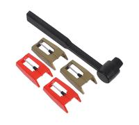 UKCOCO Kit de Remplacement Aiguille Tourne-disque avec Brosse de Nettoyage Stylet Phonographe Compatible Or et Rouge Accessoires Professionnels pour Platine Vinyle et Dj