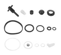 UKCOCO Kit de Réparation Complet pour Cric Hydraulique 16t-20t, Tige de Levage 23 Mm, Joint en Caoutchouc Anti-poussière, Valve de Retour et Bille en Acier, Accessoires pour Entretien