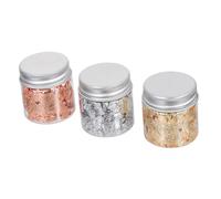 UKCOCO Kit DIY de Flocons de Or pour Ongles Paillettes Décoratives Multicolores Accessoires Nail Art Faciles à Appliquer pour Manucure Maison et Salon