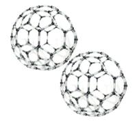 UKCOCO Kit Moléculaire Chimie C60 Éducatif pour Étudiants, 2 Modèles Démontables, Structure Moléculaire 3D en Sphères Et Bâtons, Aide Pédagogique pour Cours De Sciences Et Laboratoire Scolaire