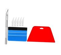 UKCOCO Kit Outils pour Film Teinté Voiture Raclette Professionnelle avec Grattoir Coupe pour Adhésif Vinyle et Film Fenêtre Application Facile et Finition sans Bulles