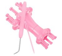 UKCOCO Kit Tricotin Plastique Crochet et Aiguille, Outil de Tricotage Manuel Léger pour Laine, Coton et Fils Synthétiques, Convient pour Présent DIY la Maison
