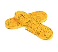UKCOCO Lacets de Hockey sur Glace Jaunes 96 Pouces Résistants Gel en Polyester et Coton pour Patins de Sport et Ski, Lacets de Remplacement Professionnels