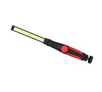 UKCOCO Lampe de Travail LED Rechargeable Cob Multifonctionnelle avec Magnet et Corps Rotatif Torche de Réparation pour Voiture Camping et Activités Plein Air Rouge