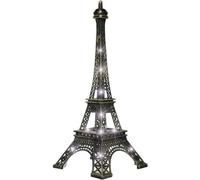 UKCOCO Lampe LED Tour Eiffel, Maquette Lumineuse, 9.63 Pouces | Modèle d'architecture et modélisme adulte Idéal pour décoration de bureau et maison