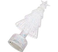 UKCOCO Lampe Sapin de Noël LED Candy Color Éclairante pour Centre de Table Lampe de Nuit Ambiance Douce pour Chambre Garçon Fille Décoration Intérieure Portable à Piles Sans Batterie