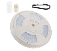 UKCOCO Lampe Solaire pour Mât De Drapeau Éclairage Extérieur Étanche Puissante Lumière Blanche pour Jardin Et Terrasse