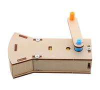 UKCOCO Lampe Torche à Manivelle DIY 1 Pièce, Lampe de Poche pour Urgences sans Piles, Kit Scientifique Éducatif pour Garçon et Filles et Adultes, Éclairage de Secours Portable Camping