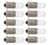 UKCOCO Lot de 10 Ampoules Témoin 12v 10w Ba9s pour Tableau de Bord Voiture et Moto, Lampe LED Intérieure, Remplacement Ampoules de Rechange pour Éclairage Précis et Solide