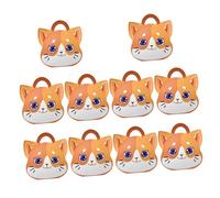 UKCOCO Lot de 10 Boîtes à Friandises en Papier de Chat Boîtes Présents Pliables Légères et Résistantes pour Mariage Shower et Fêtes 100% Papier Recyclé Design Unique et Pratique