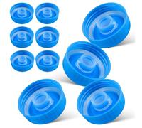UKCOCO Lot de 10 Bouchons Anti-déversement pour Bouteille d’Eau en Plastique, Capuchons Étanches de Rechange pour Bonbonnes d’Eau et Seau
