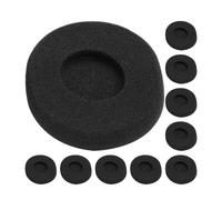 UKCOCO Lot de 10 Coussinets D’Oreille en Mousse Souple Ronds Compatibles avec Casque H800, Remplaçants Confortables et Isolants pour Casque Audio, Accessoires pour Musique, Appels et