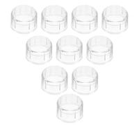 UKCOCO Lot de 10 Couvercles en Résine PC pour Shaker à Cocktails, Bubble Tea et Jus, Anti-fuites, Résistants la Chaleur, Compatibles Shakers de Bar et Usage Maison, Nettoyage Facile,