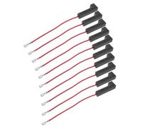 UKCOCO Lot de 10 Fusibles Haute Tension pour Micro-ondes 800 Ma, Protection Fiable du Circuit, Noir, Installation Facile, Pièces de Rechange