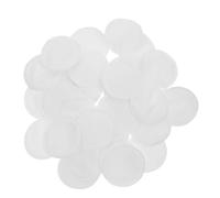 UKCOCO Lot de 100 Disques de Coton Blanc Visage, Double Face, Coton Doux, Démaquillant, pour Peau Sensible, Usage Maison et Voyage