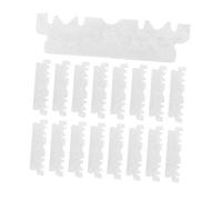 UKCOCO Lot De 100 Lames De Rasoir Demi-visage En Acier Inoxydable, Rasoir Pliant Pour Barbier, Coupe Précise Pour Homme, Usage Professionnel Et Domicile