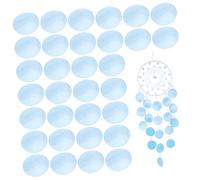 UKCOCO Lot de 100 Tranches de Coquillages Ronds Naturels pour Création de Bijoux Décoration DIY Pendentifs Plats Ornements à Suspendre 5Cm Utilisation Intérieure et Extérieure