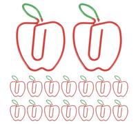 UKCOCO Lot de 100 Trombones Fantaisie Métalliques, Mini Clips Créatifs Originale, Finition Métal, pour Bureau et Organisation de Documents, Accessoires de Bureau Pratiques et Décoratifs
