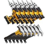 UKCOCO Lot de 12 Ballons en Aluminium Thème Outils de Réparation, 6 Marteaux 6 Perceuses, Décoration Fête Anniversaire Garçon Chantier, Kit Ballons Formes, Décorations Fête Originales