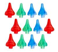 UKCOCO Lot de 12 Embouts de Lave-oreilles Coniques Réutilisables, Spray Nettoyant pour Irrigation Auriculaire Débit D'eau Précis, Matériaux Doux et Compacts, Accessoires Portables