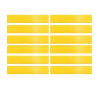 UKCOCO Lot de 12 Marqueurs de Terrain de Tennis Plats Jaunes, Disques de Marquage Résistants aux Intempéries, Outil D’entraînement Sportif Polyvalent pour Football, Basketball et