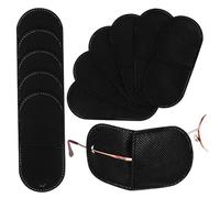 UKCOCO Lot de 12 Patchs pour Yeux Légers en Tissu Non Tissé Noir, Confortables et Réutilisables, pour Cache-œil pour Lunettes D'garçon et Filles ou Œil Paresseux