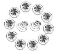 UKCOCO Lot De 12 Pinces à Cheveux Strass Élégantes, Taille Moyenne, Agrafes Décoratives, Pour Femmes Et Garçon Et Filles, Adaptées Aux Mariages Et Occasions Spéciales