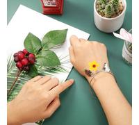 UKCOCO Lot De 15 Pendentifs Fleur Colorée En Caoutchouc Souple Pour Fabrication Artisanale Bijoux, Créations Personnalisées, Accessoires De Boucles D’oreilles Multicolores, Décoration Polyvalente