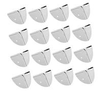 UKCOCO Lot de 16 Protections d'angle À Angle Droit pour Boîte Accessoires De Quincaillerie Scrapbooking Protection d'angle De Transport Paquet Plaque Laminée À Froid De