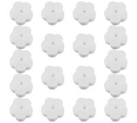 UKCOCO Lot de 18 Éponges Filtrantes Réutilisables de Fleur Blanches Absorbant Huile et Résidus Éponges pour Spa Piscine et Bassin Filtration Microporeuse pour Eau Claire